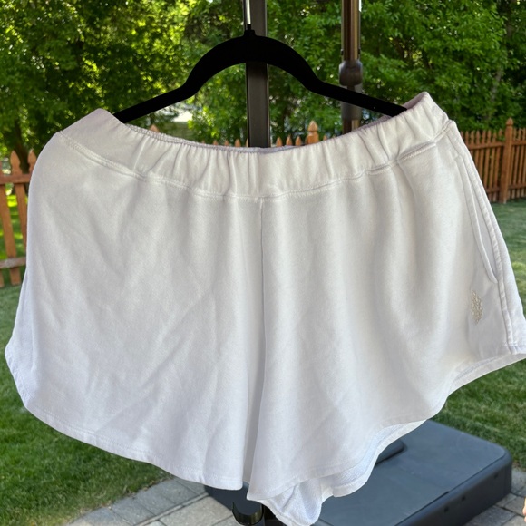 Free People Movement White Shorts. NWOT. Oversized. - Picture 1 of 1